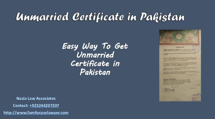 Legal Unmarried Certificate