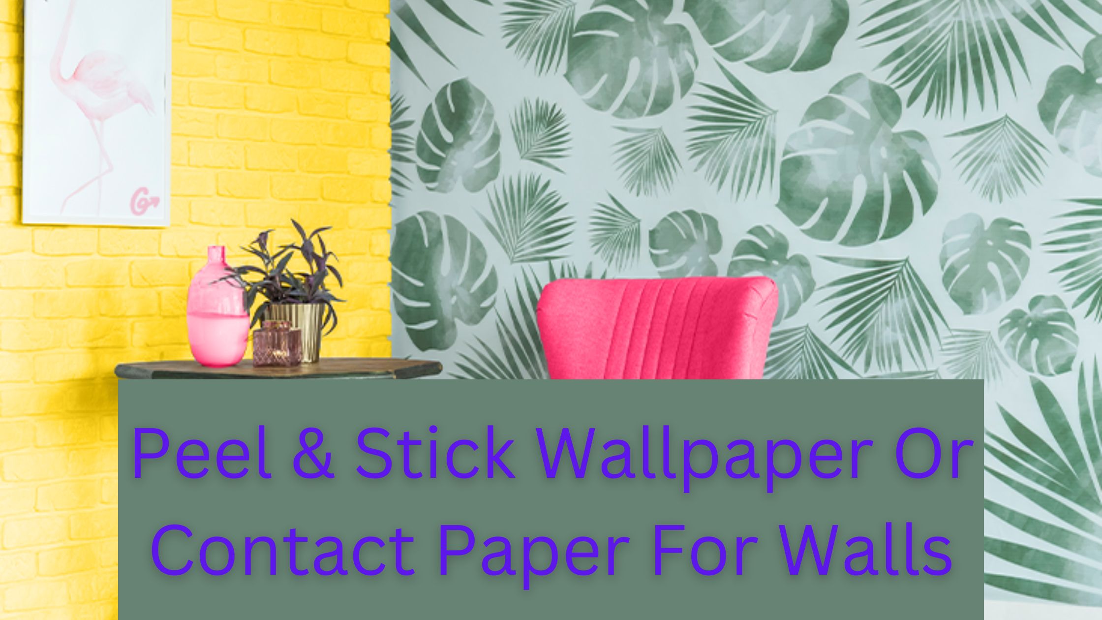 Peel & Stick Wallpaper Or Contact Paper