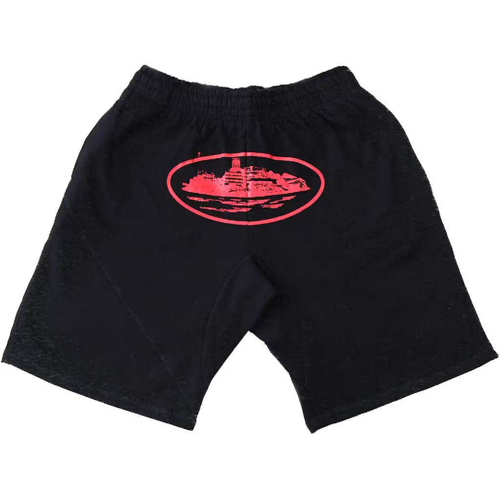 Corteiz-Alcatraz-Shorts-BlackRed