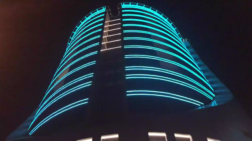 led building facade lighting
